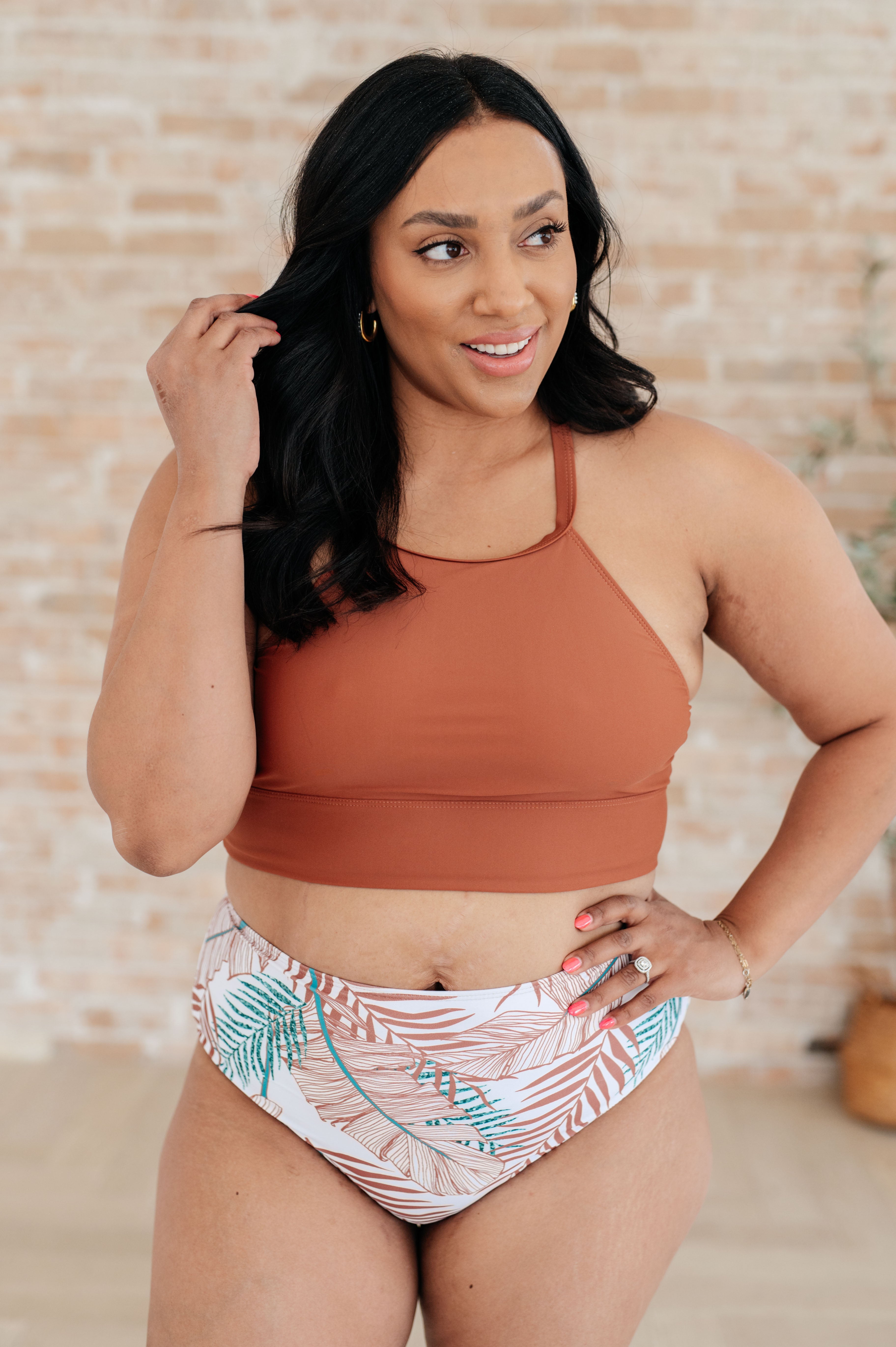 Bora Bora Halter Swim Top-Swimwear-Stay Foxy Boutique, Florissant, Missouri