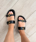 Tess Sandal in Black-130 Sandals-Stay Foxy Boutique, Florissant, Missouri