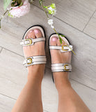 Tess Sandal in Cream-130 Sandals-Stay Foxy Boutique, Florissant, Missouri