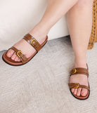 Tess Sandal in Tan-130 Sandals-Stay Foxy Boutique, Florissant, Missouri