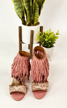 True Fringe Wedge in Blush-140 Wedges-Stay Foxy Boutique, Florissant, Missouri