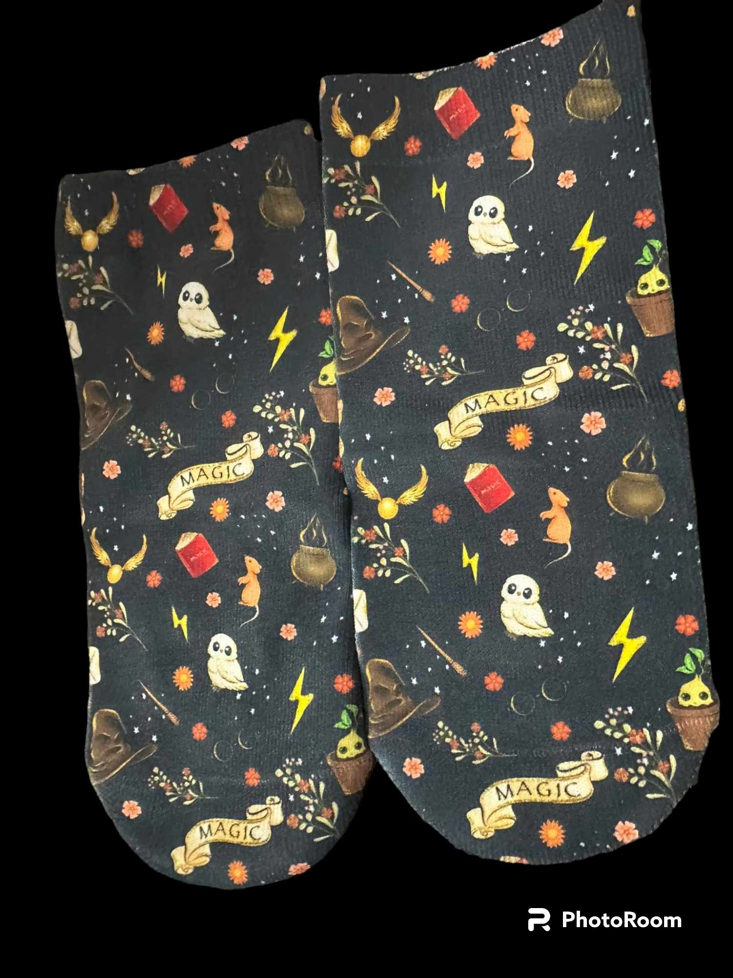 LUCKY HORROR - CUSTOM PRINTED SOCKS ROUND 2-Socks-Stay Foxy Boutique, Florissant, Missouri