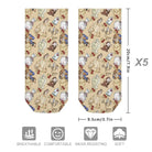 LUCKY PRINCESS - CUSTOM PRINTED SOCKS ROUND 2-Socks-Stay Foxy Boutique, Florissant, Missouri