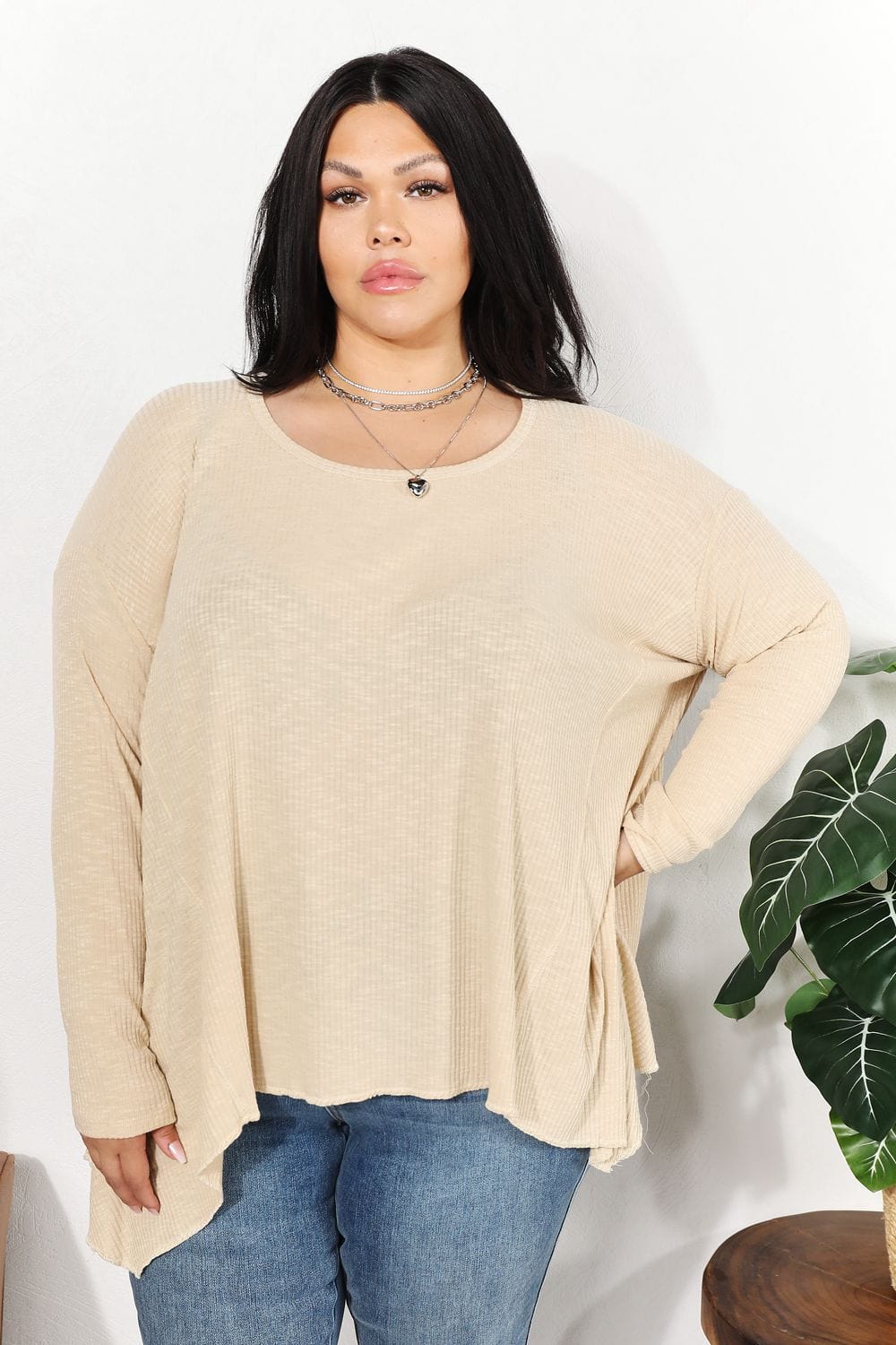 HEYSON Full Size Oversized Super Soft Ribbed Top-Stay Foxy Boutique, Florissant, Missouri