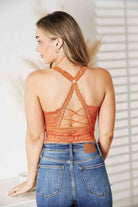 JadyK Full Size Crisscross Lace Bralette-Stay Foxy Boutique, Florissant, Missouri