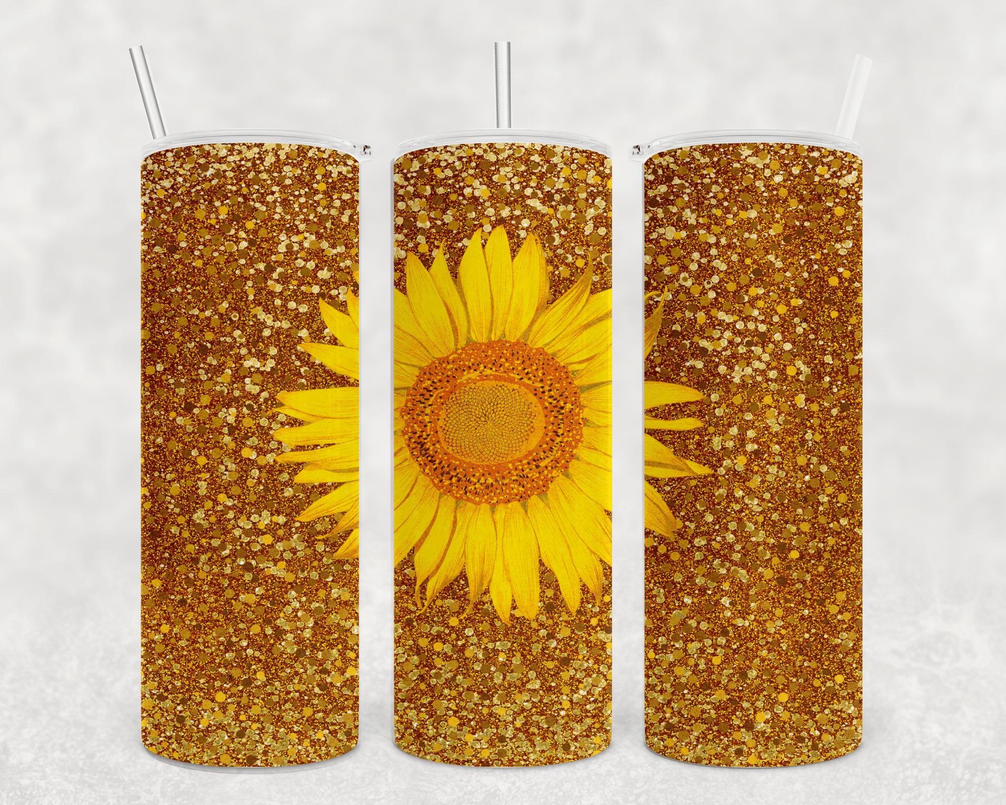 Sunflower Tumbler-Drinkware-Stay Foxy Boutique, Florissant, Missouri
