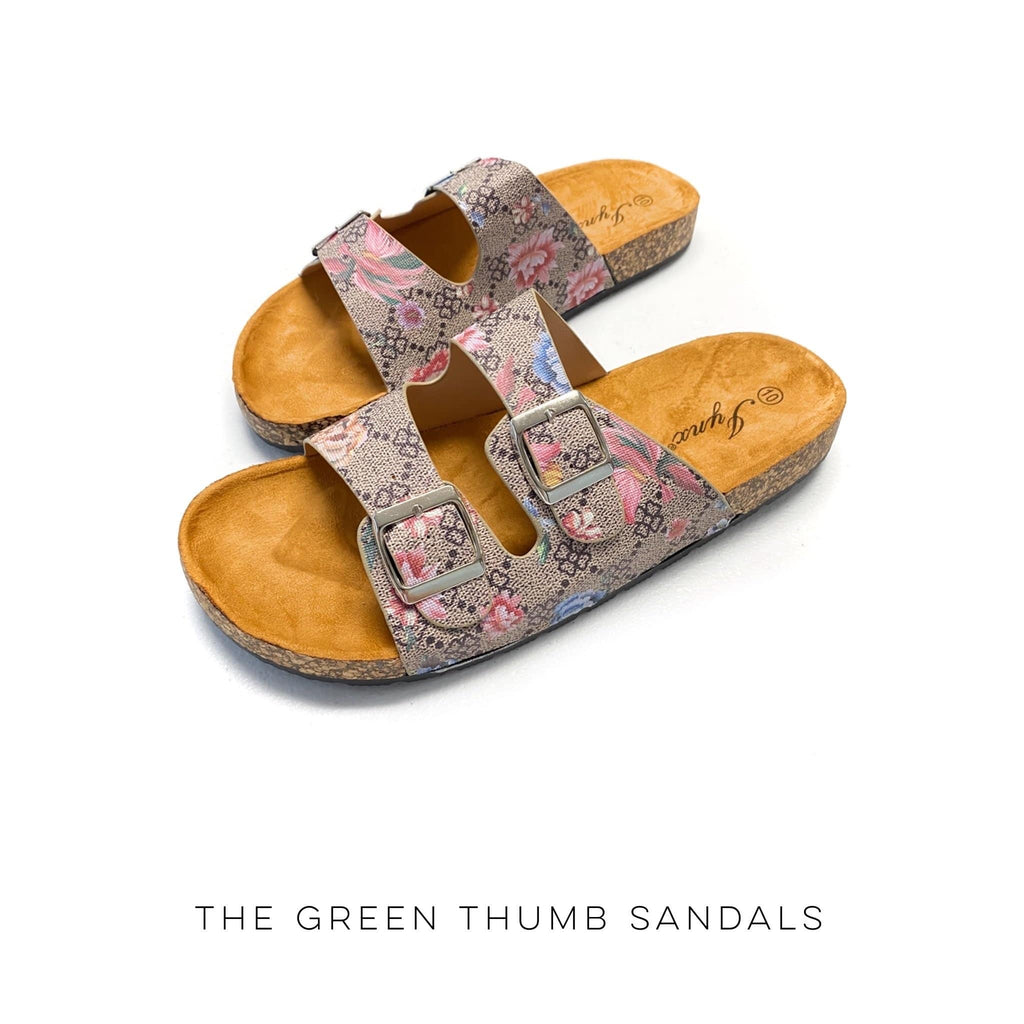 The Green Thumb Sandals-Red Shoe Lover-Stay Foxy Boutique, Florissant, Missouri