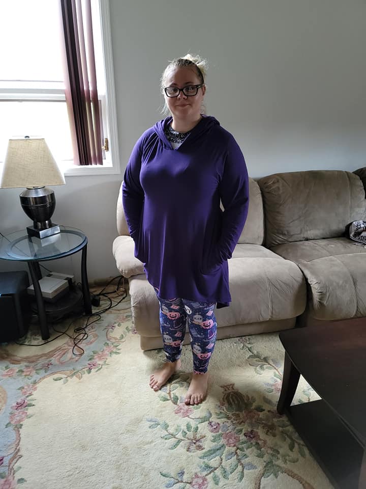 SOLID CLOAK HOODIE-NAVY BLUE-Stay Foxy Boutique, Florissant, Missouri