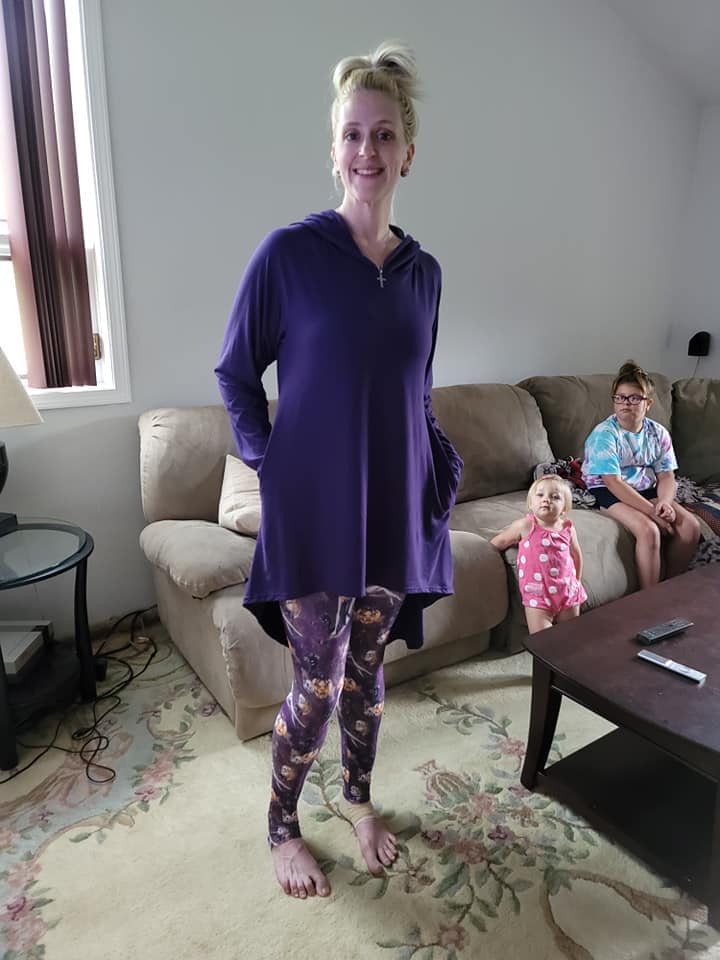 SOLID CLOAK HOODIE-NAVY BLUE-Stay Foxy Boutique, Florissant, Missouri