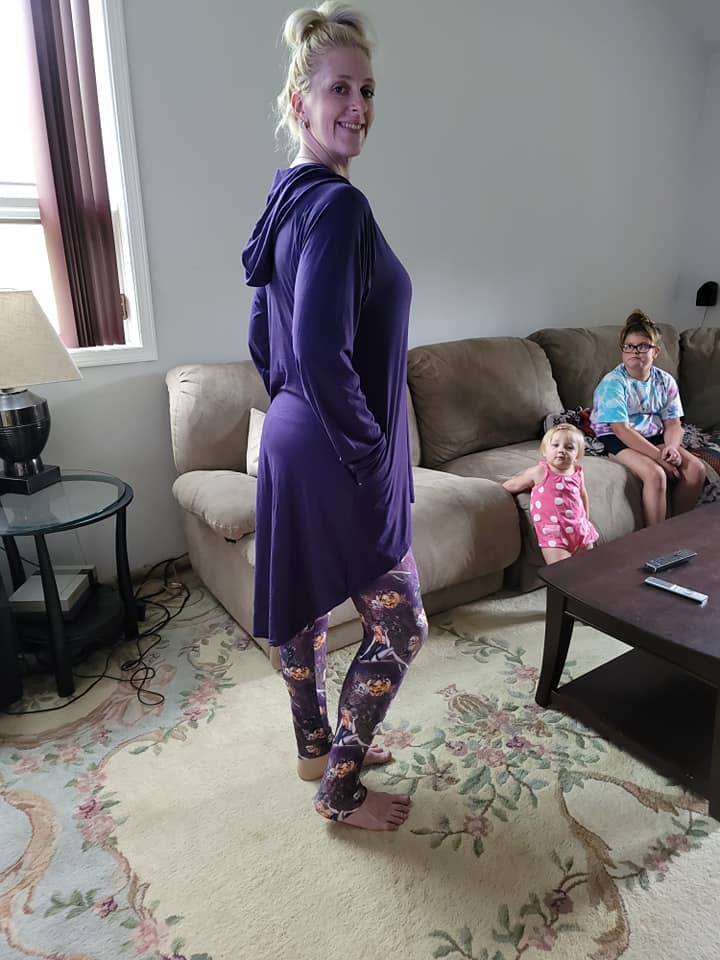 SOLID CLOAK HOODIE-NAVY BLUE-Stay Foxy Boutique, Florissant, Missouri