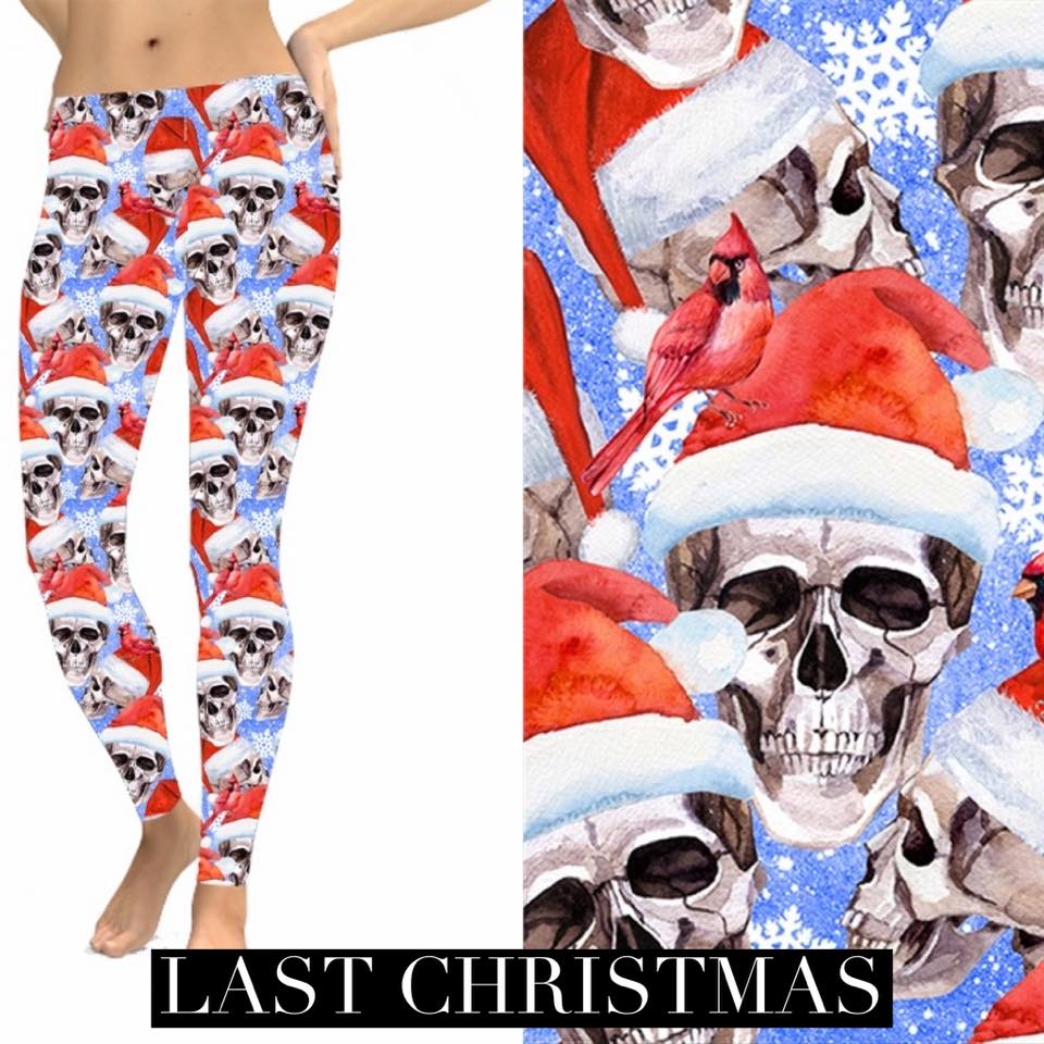 Last Christmas Leggings NO POCKETS-Stay Foxy Boutique, Florissant, Missouri