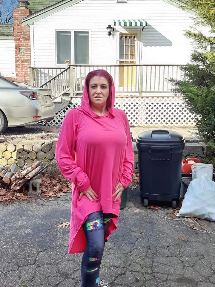 SOLID CLOAK HOODIE-WINE RED-Stay Foxy Boutique, Florissant, Missouri