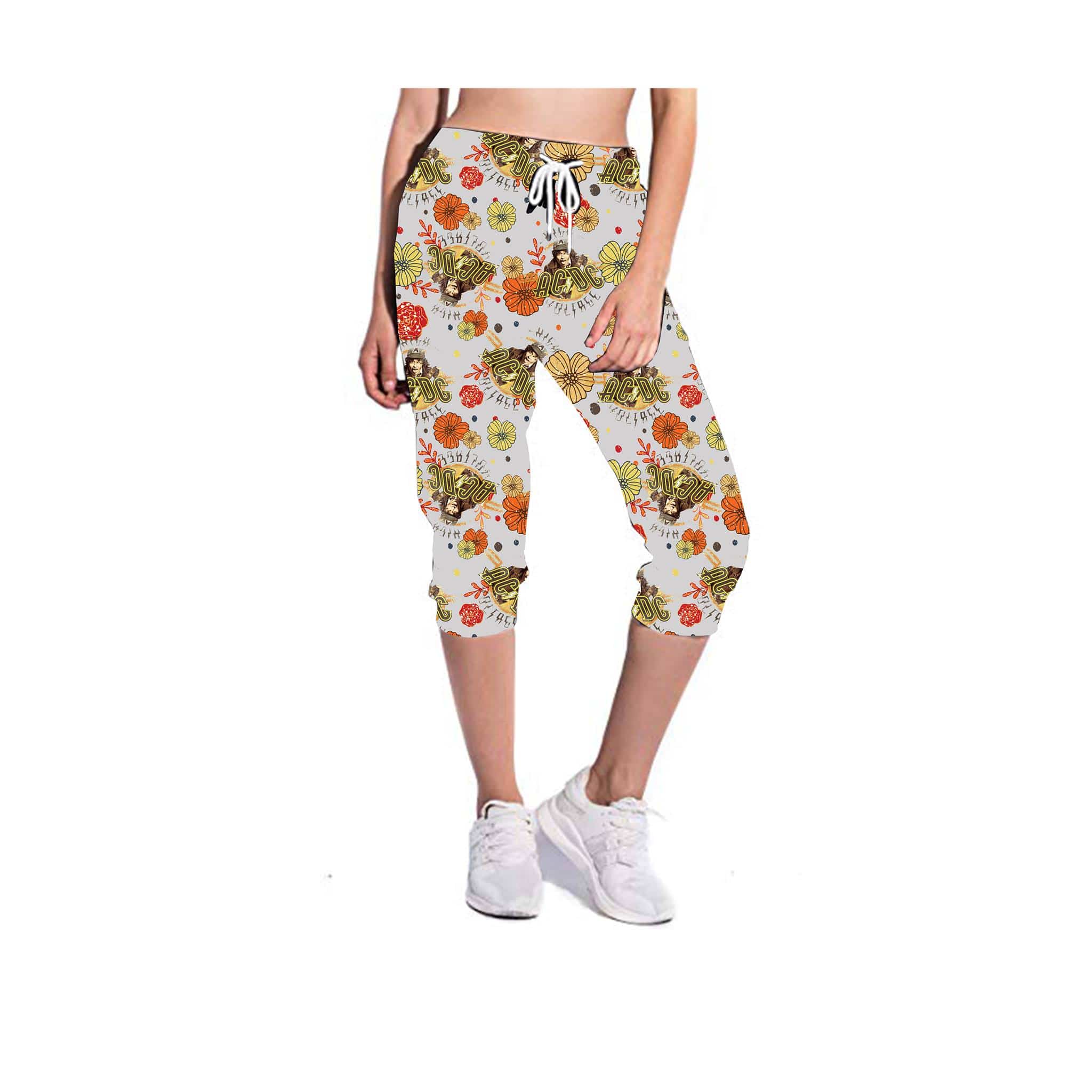 BAND RUN 2- HIGH VOLTAGE LEGGINGS/CAPRI/JOGGERS-Stay Foxy Boutique, Florissant, Missouri