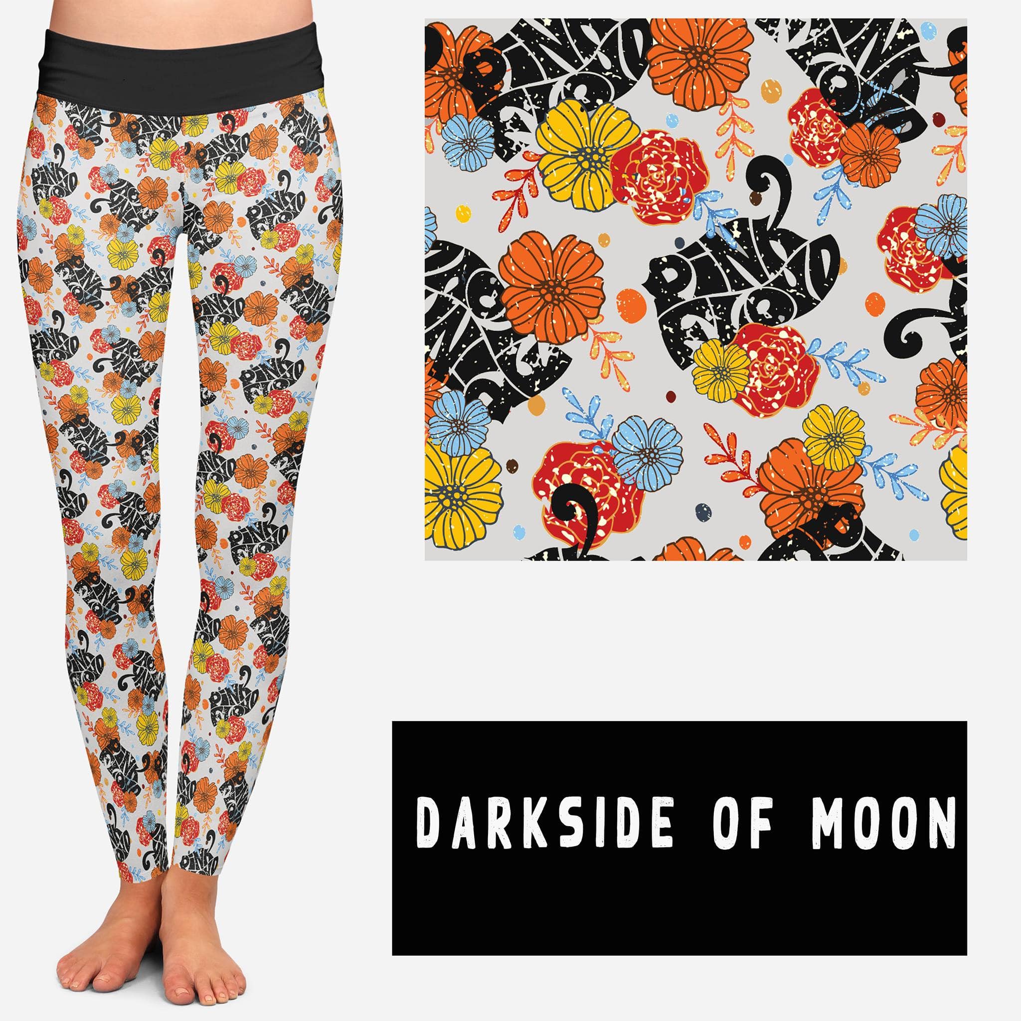 BAND RUN 2- DARK SIDE OF MOON LEGGINGS/CAPRI/JOGGER-Stay Foxy Boutique, Florissant, Missouri