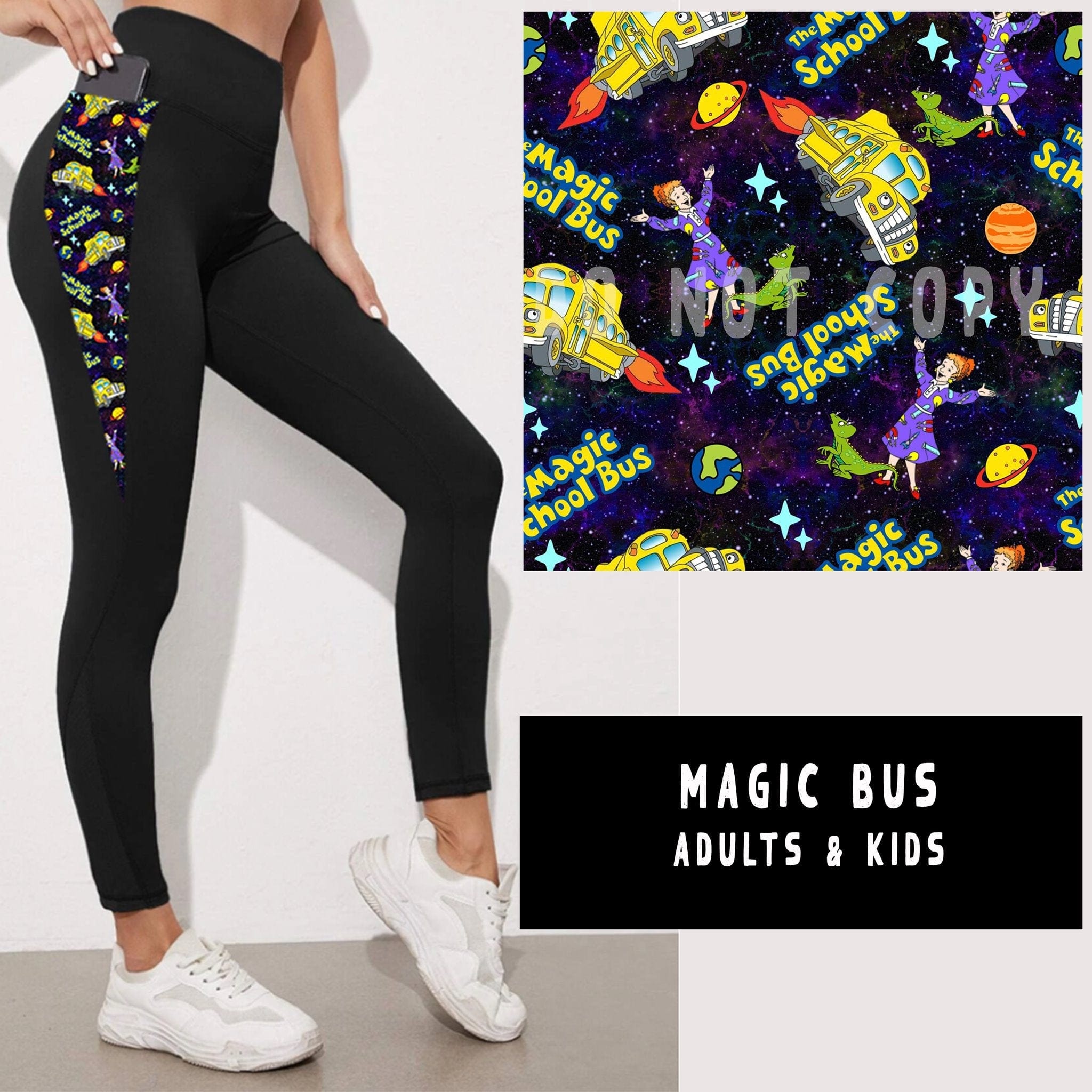 OUTFIT RUN 5-MAGIC BUS LEGGINGS/CAPRI/JOGGERS-Stay Foxy Boutique, Florissant, Missouri