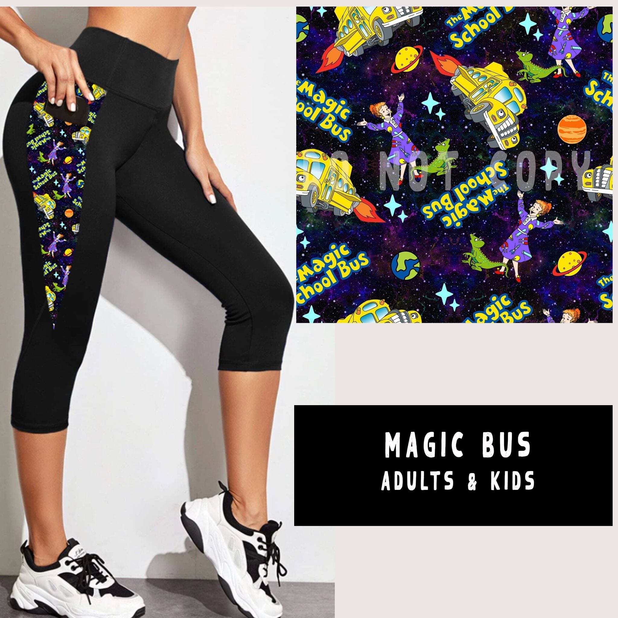 OUTFIT RUN 5-MAGIC BUS LEGGINGS/CAPRI/JOGGERS-Stay Foxy Boutique, Florissant, Missouri