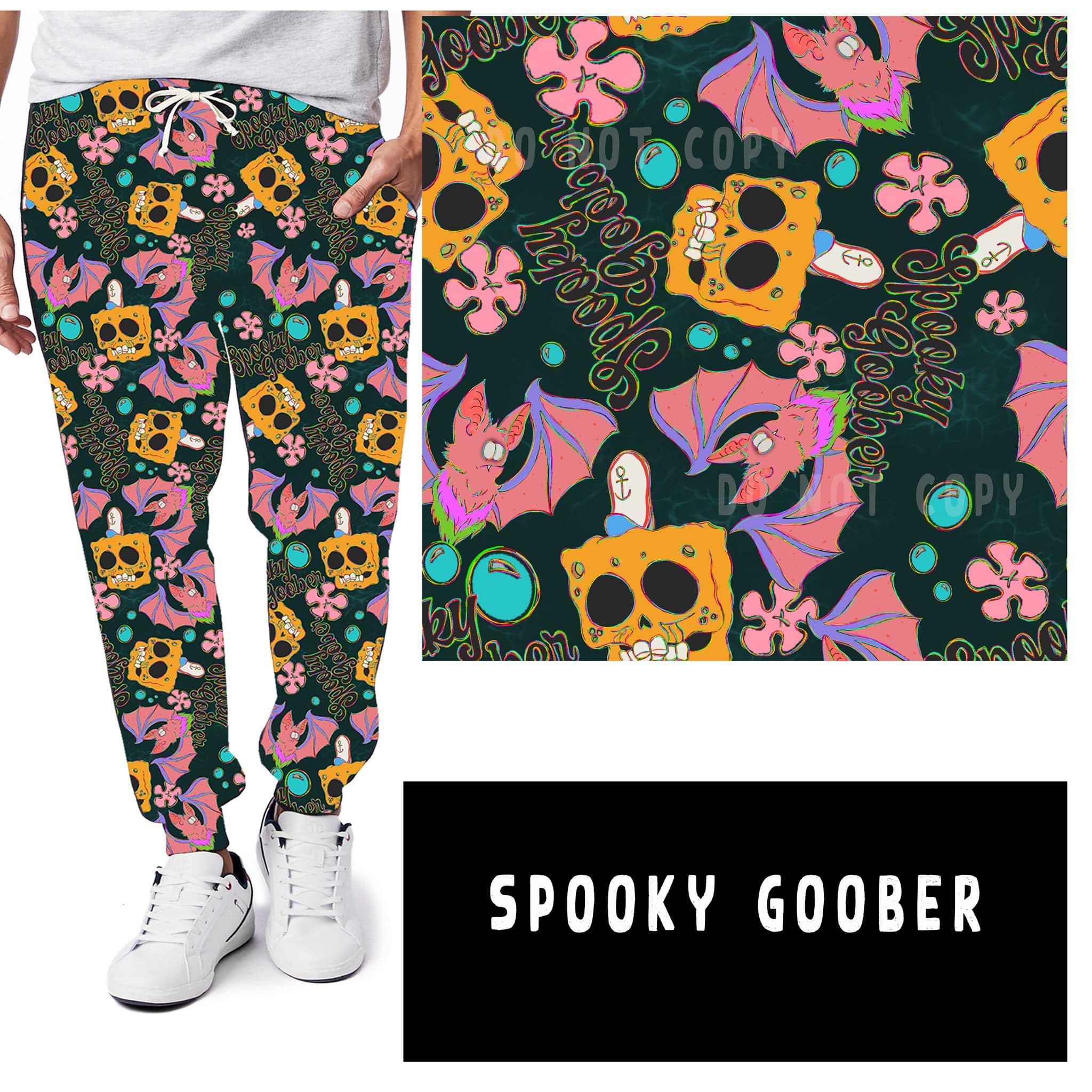 NOSTALGIC WEIRDOS RUN-SPOOKY GOOBER LEGGINGS/JOGGERS-Stay Foxy Boutique, Florissant, Missouri