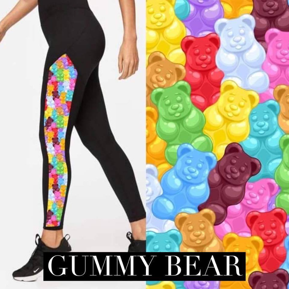 Gummy Bear Leggings NO POCKET-Stay Foxy Boutique, Florissant, Missouri