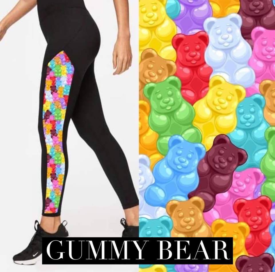 Gummy Bear Leggings NO POCKET-Stay Foxy Boutique, Florissant, Missouri