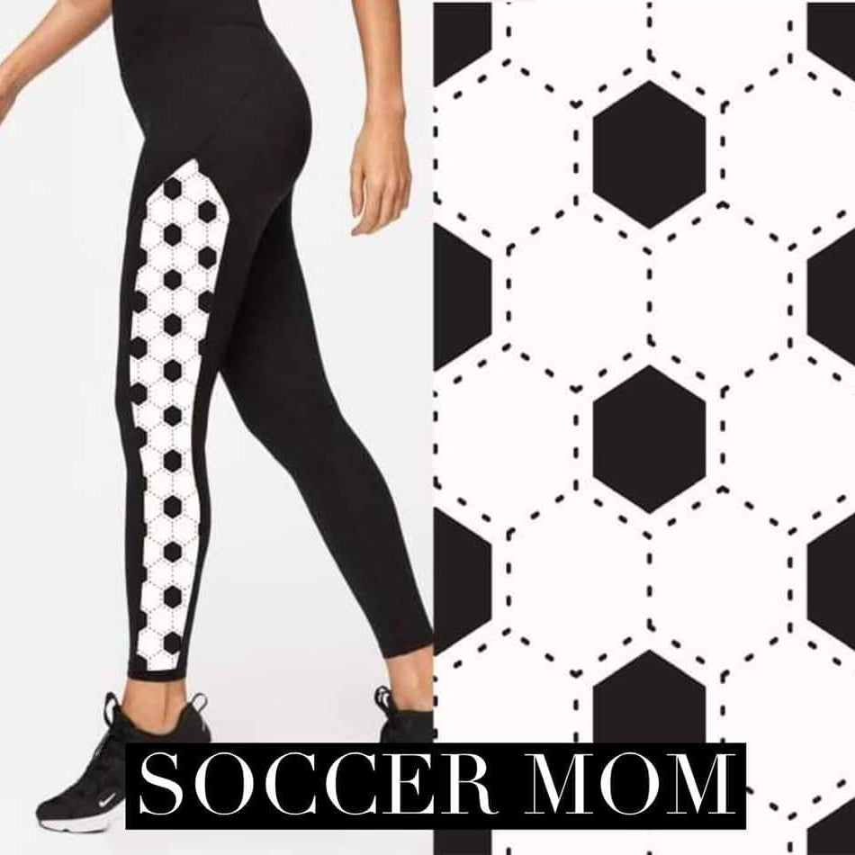 Soccer Mom Leggings NO POCKET-Stay Foxy Boutique, Florissant, Missouri