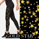 Gold Star Leggings NO POCKET-Stay Foxy Boutique, Florissant, Missouri