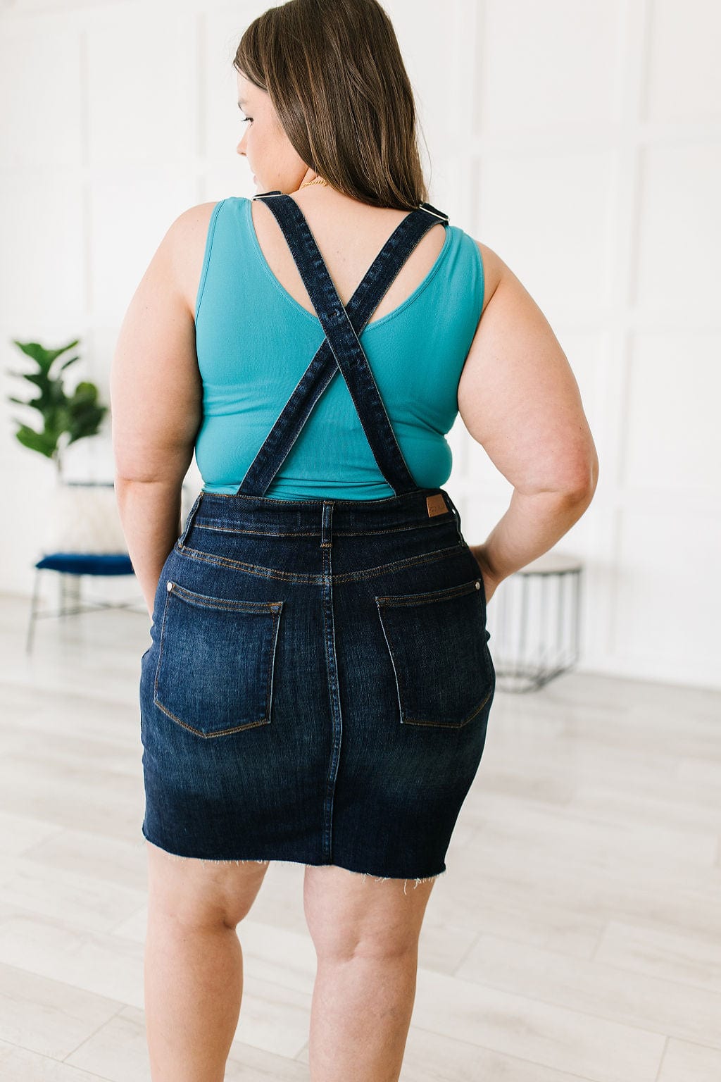 Agnes Denim Overall Dress-Womens-Stay Foxy Boutique, Florissant, Missouri