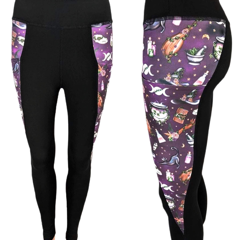 Witchy Ways Leggings-Stay Foxy Boutique, Florissant, Missouri