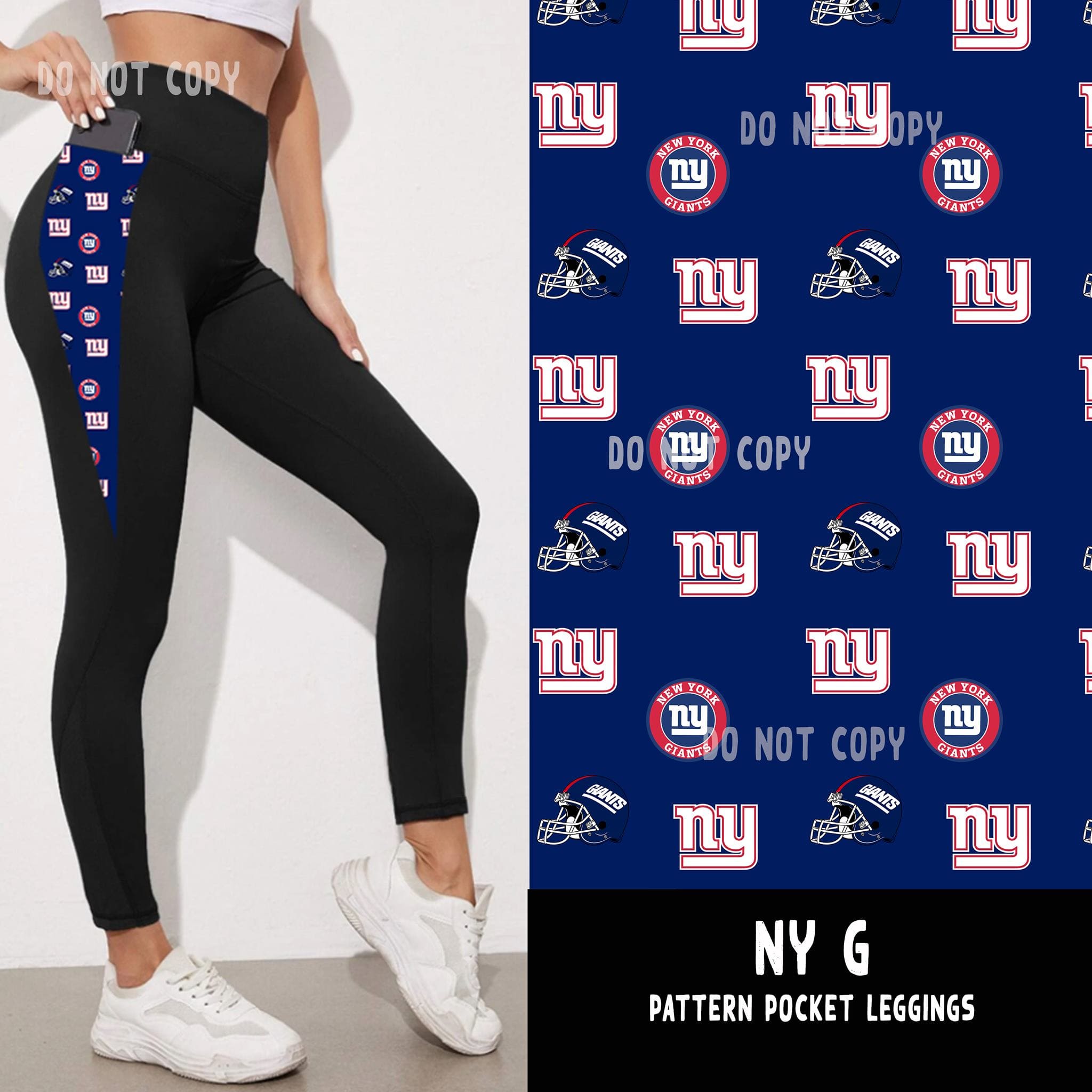 FBALL RUN-NYG LEGGINGS/JOGGER-Stay Foxy Boutique, Florissant, Missouri