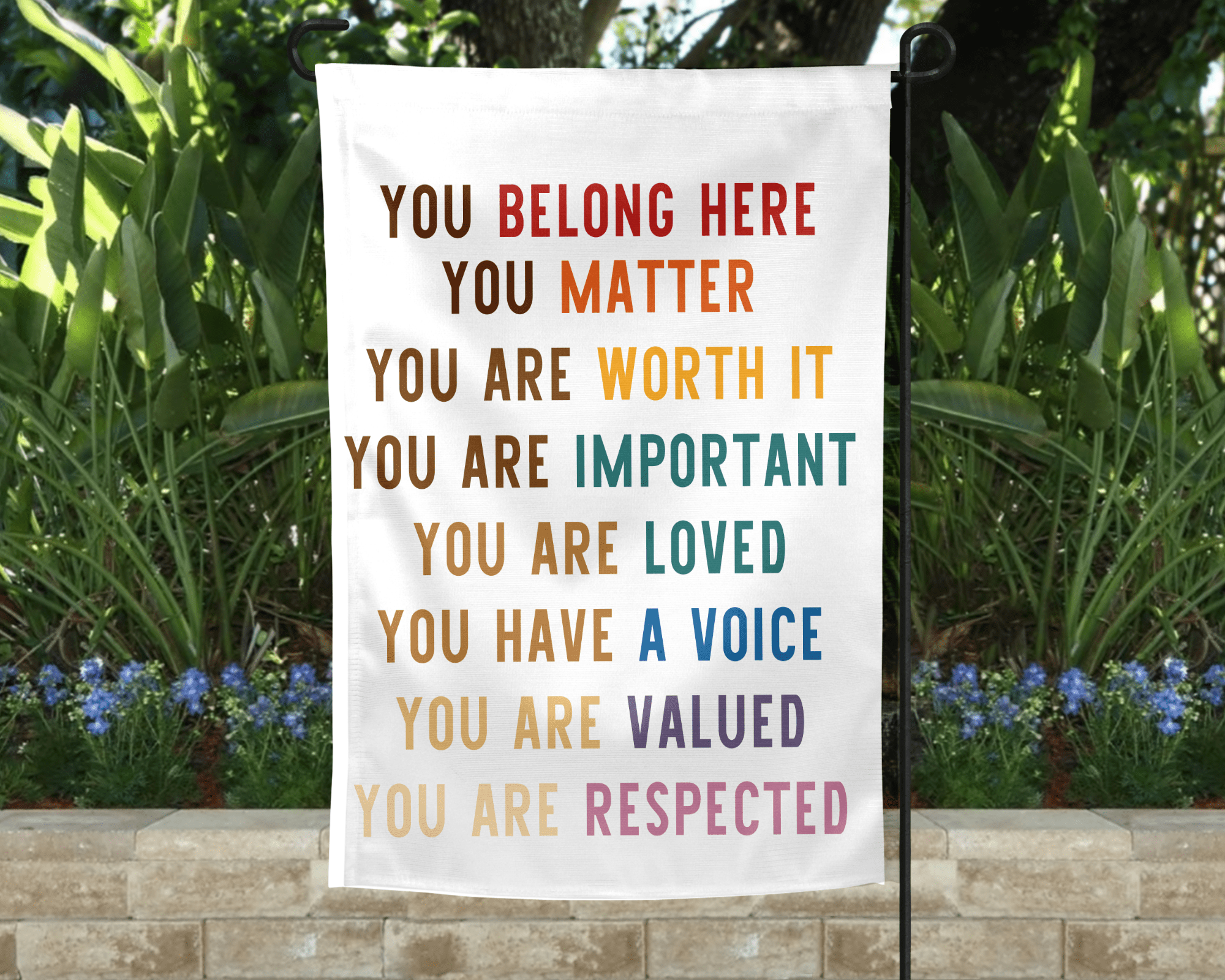 You Matter Garden Flag-Stay Foxy Boutique, Florissant, Missouri