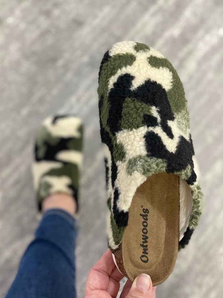 Walk On Slides in Camo-Miami Shoes-Stay Foxy Boutique, Florissant, Missouri