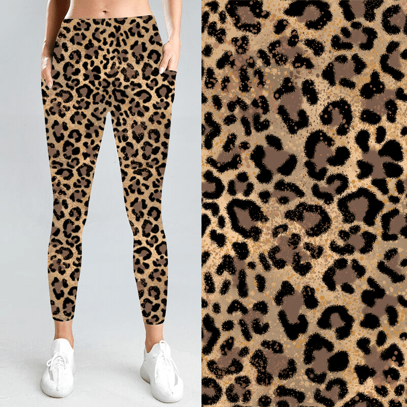 Leopard Leggings-Stay Foxy Boutique, Florissant, Missouri