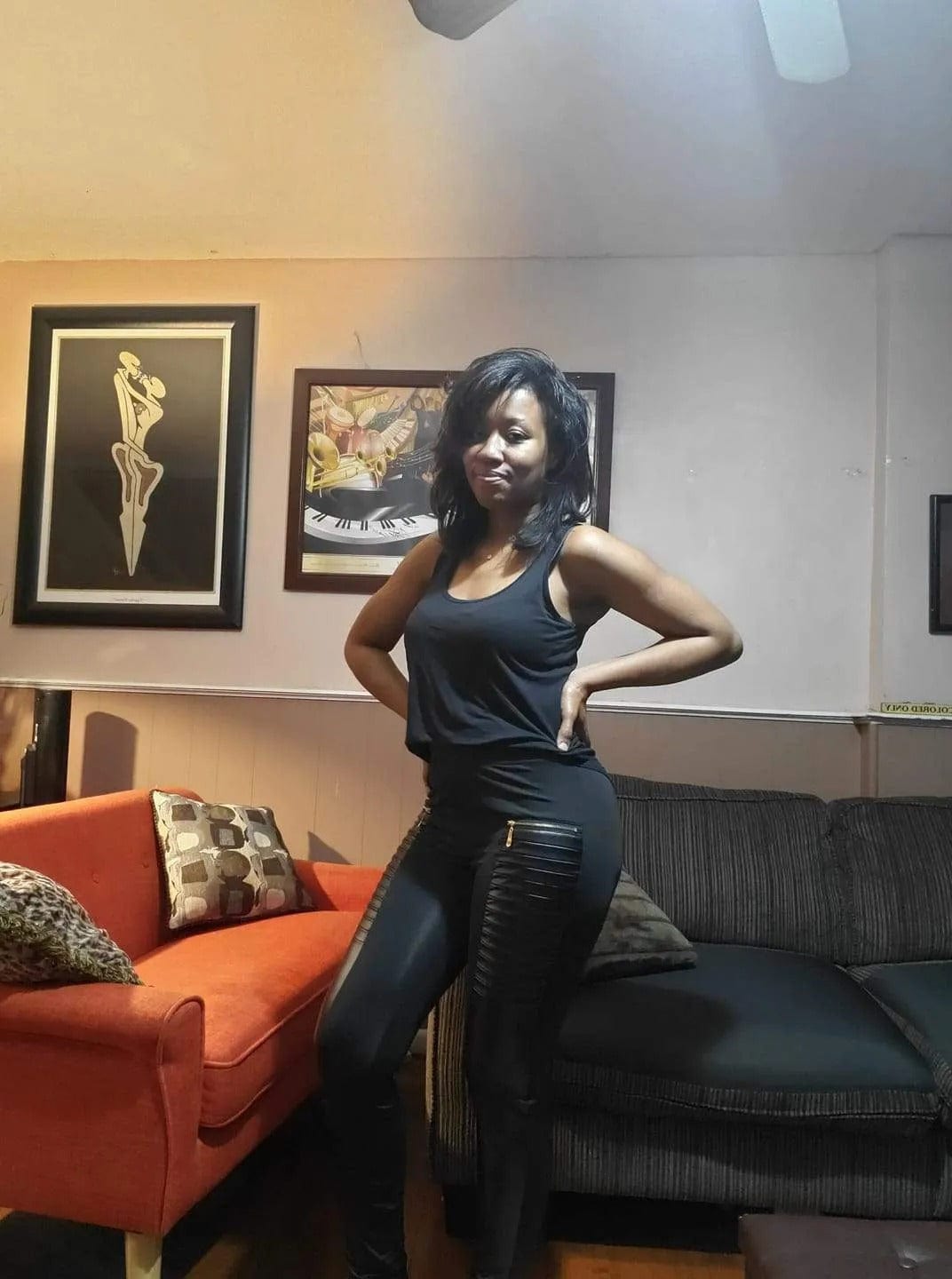 RIBBED FAUX LEATHER ZIPPER LEGGING-Stay Foxy Boutique, Florissant, Missouri