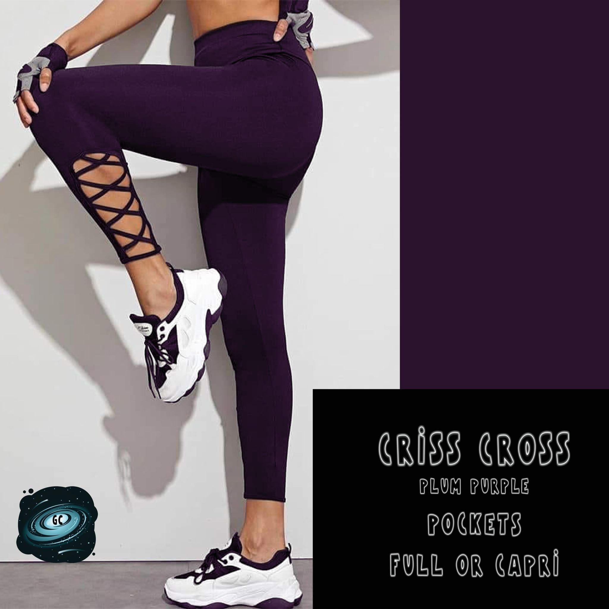 CRISS CROS RUN- PLUM PURPLE-Stay Foxy Boutique, Florissant, Missouri