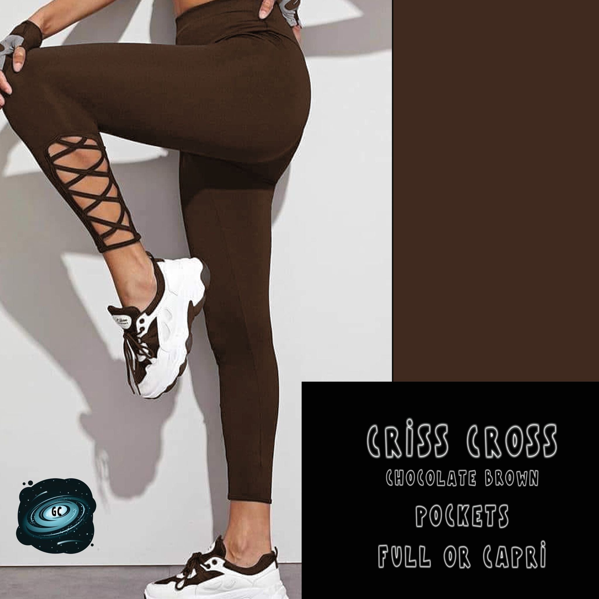 CRISS CROS RUN- CHOCOLATE BROWN-Stay Foxy Boutique, Florissant, Missouri