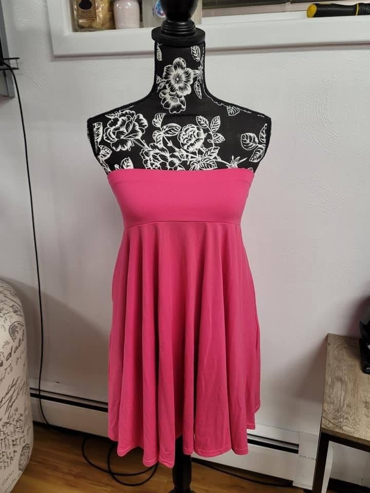 SWING SKIRT RUN- FLORAL FLAMINGO-Stay Foxy Boutique, Florissant, Missouri