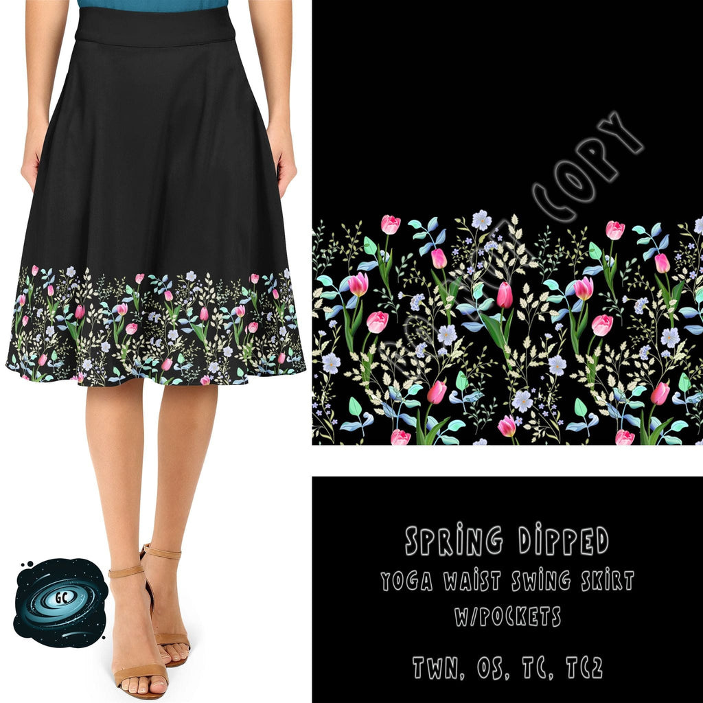 SWING SKIRT RUN- SPRING DIPPED-Stay Foxy Boutique, Florissant, Missouri