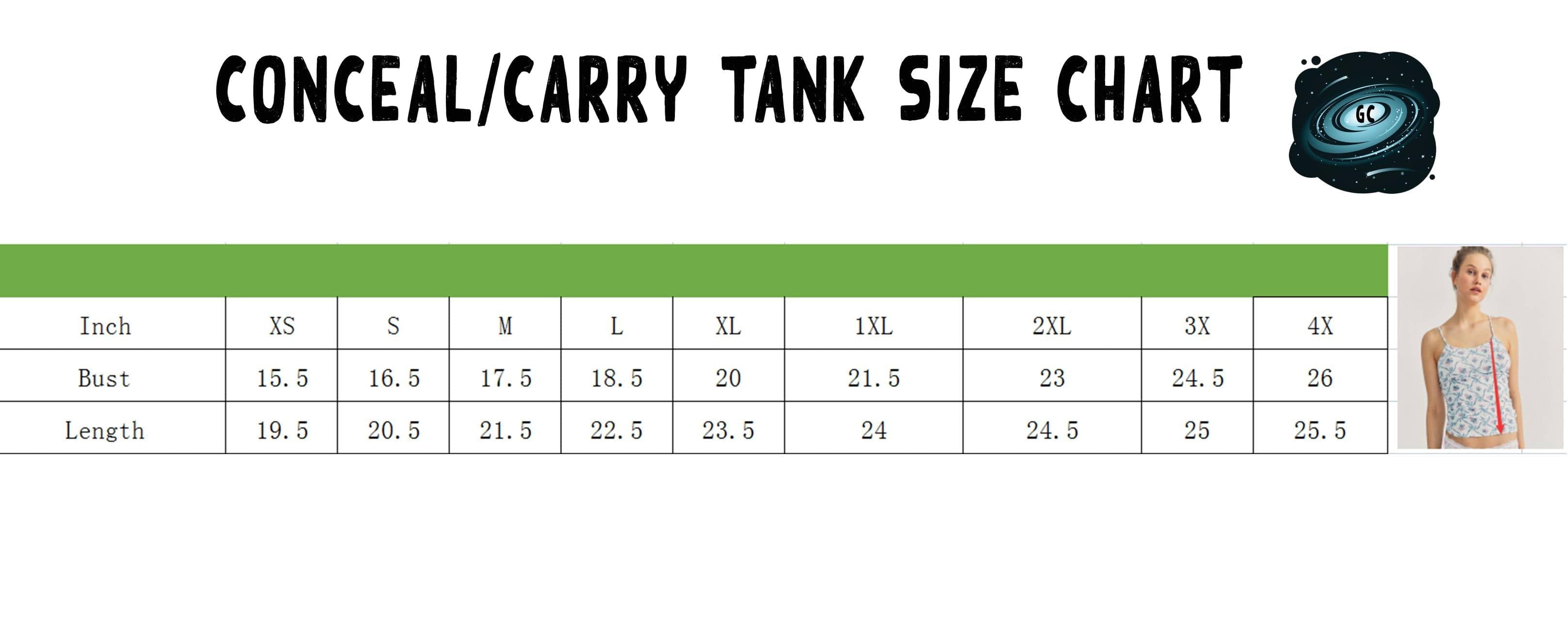 CONCEAL CARRY RUN- SOLID BLACK TANK-Stay Foxy Boutique, Florissant, Missouri