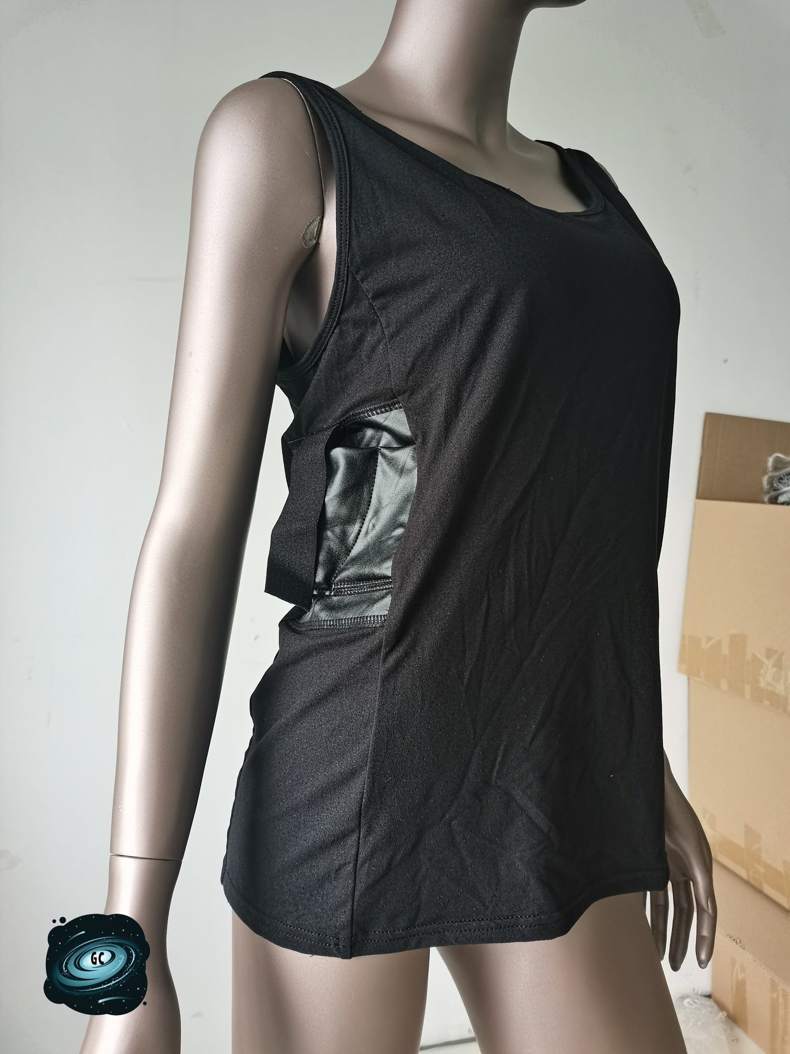 CONCEAL CARRY RUN- SOLID BLACK TANK-Stay Foxy Boutique, Florissant, Missouri