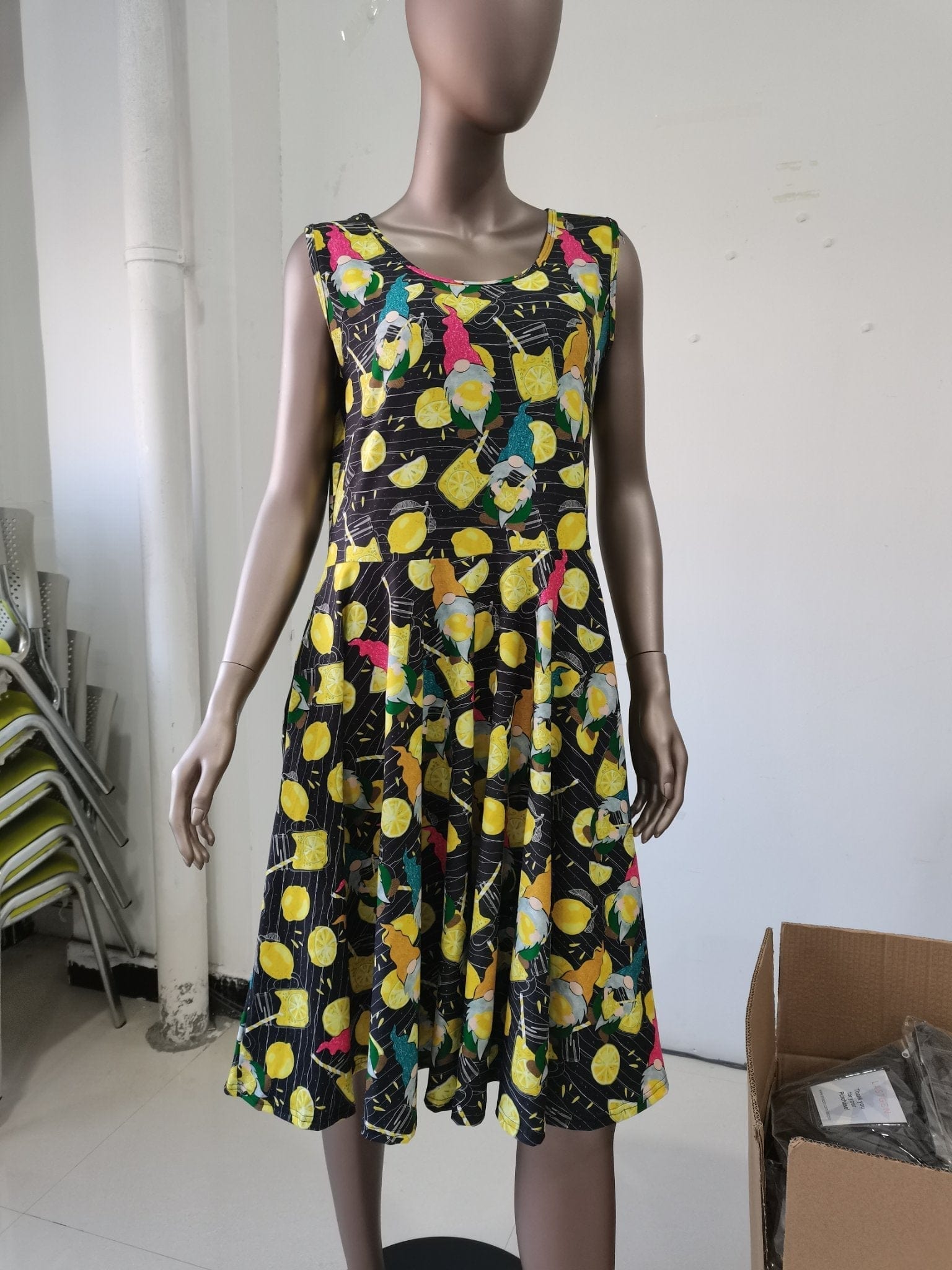 RITA POCKET SWING DRESS- BLACK RED PLAID-Stay Foxy Boutique, Florissant, Missouri