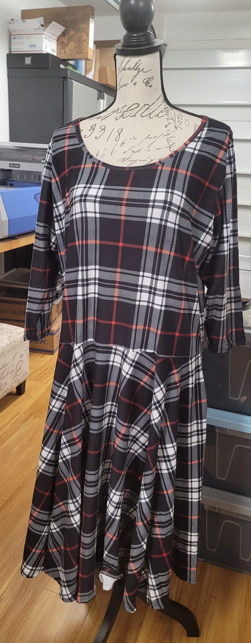 RITA SWING DRESS RUN-PLUM-Stay Foxy Boutique, Florissant, Missouri