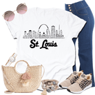 St Louis Graphic T-Graphic T-Stay Foxy Boutique, Florissant, Missouri