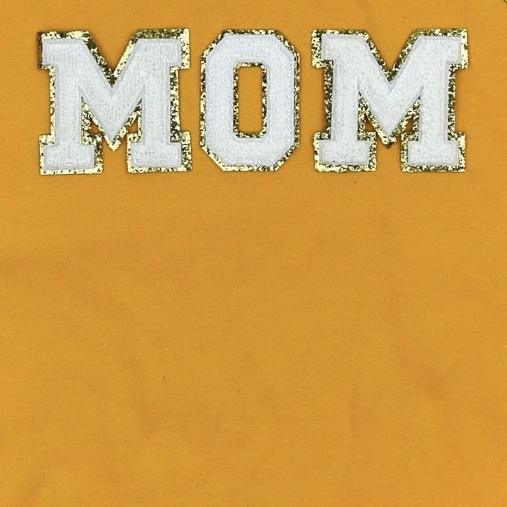 PREORDER: Baseball Mom Chenille Patch Sweatshirt-Womens-Stay Foxy Boutique, Florissant, Missouri