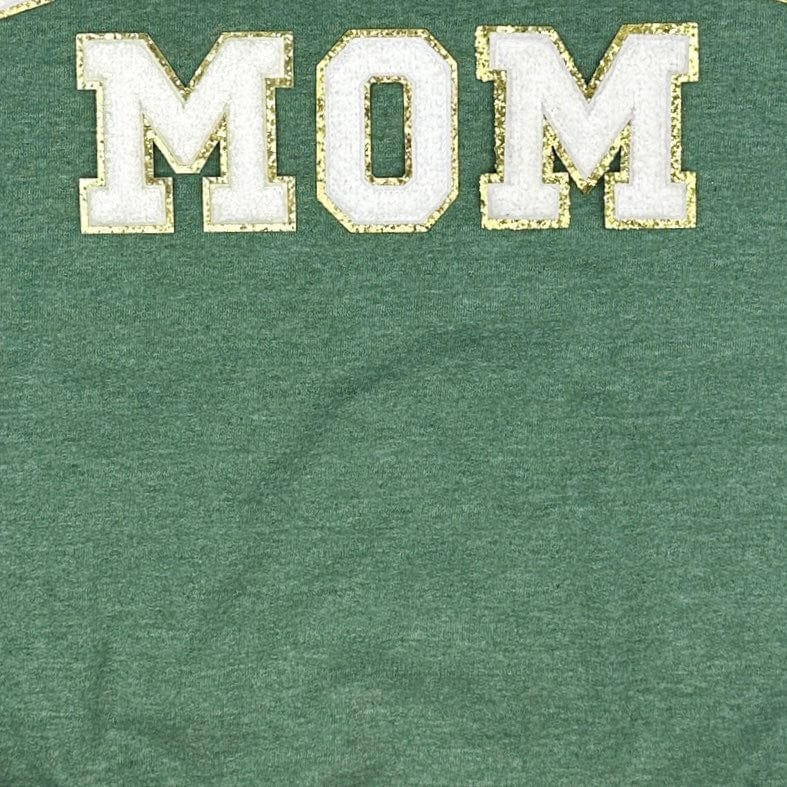 PREORDER: Baseball Mom Chenille Patch Sweatshirt-Womens-Stay Foxy Boutique, Florissant, Missouri