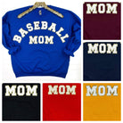 PREORDER: Baseball Mom Chenille Patch Sweatshirt-Womens-Stay Foxy Boutique, Florissant, Missouri