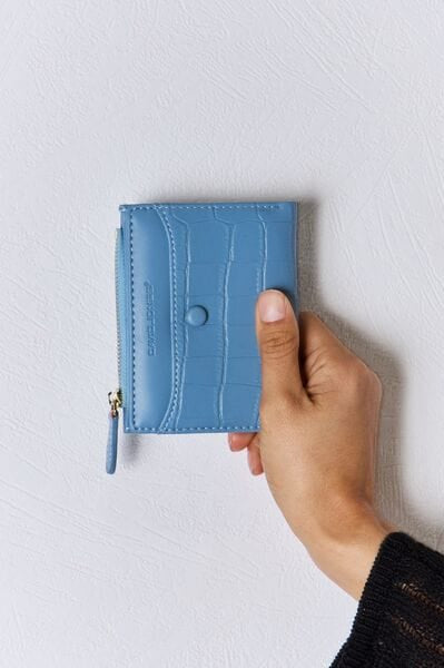 David Jones Texture PU Leather Mini Wallet-Stay Foxy Boutique, Florissant, Missouri