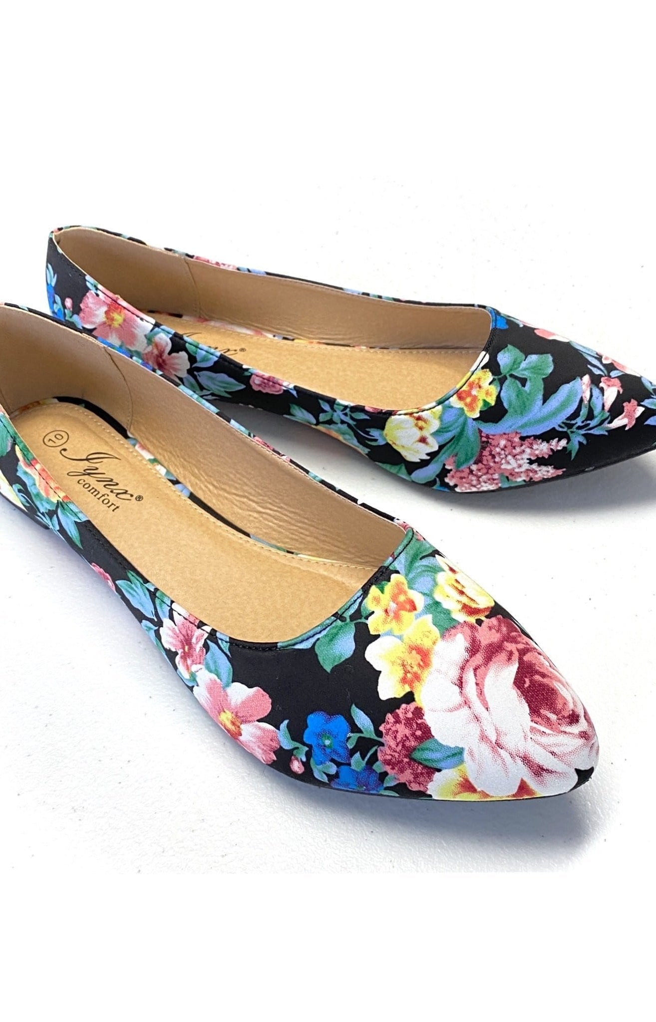 A Colorful Garden Flats-Red Shoe Lover-Stay Foxy Boutique, Florissant, Missouri