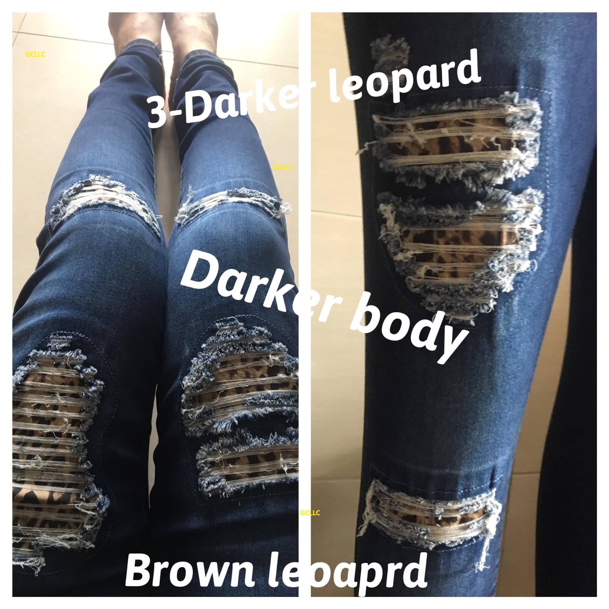 DISTRESSED STRETCH PATCH DENIM-Stay Foxy Boutique, Florissant, Missouri