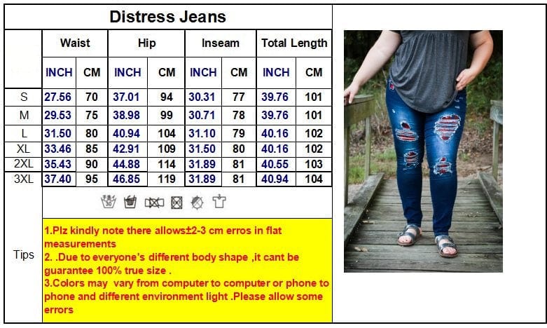 DISTRESSED STRETCH PATCH DENIM-Stay Foxy Boutique, Florissant, Missouri