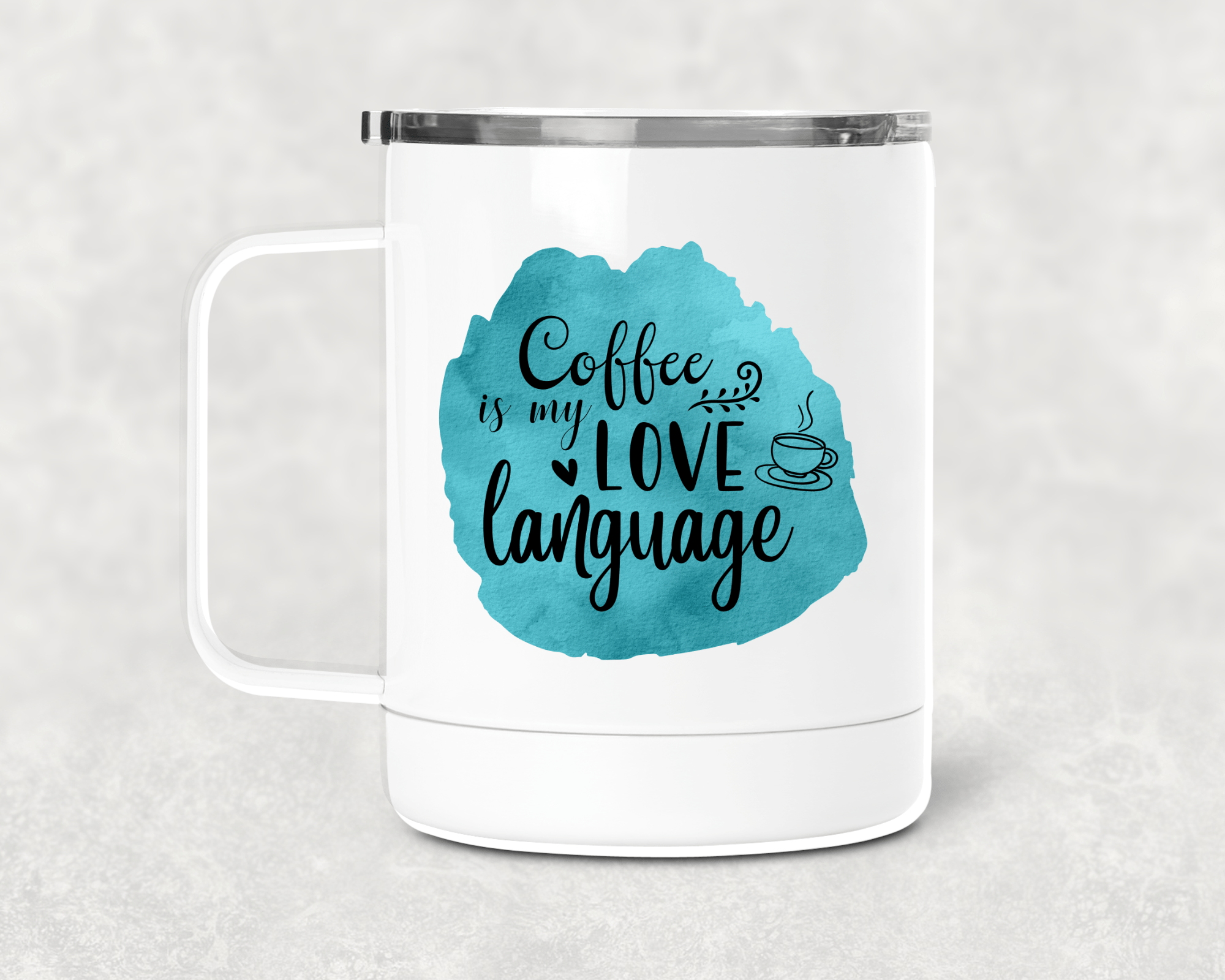 Coffee Is My Love Language Mug /Wine Cup-Stay Foxy Boutique, Florissant, Missouri