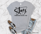 Stay ; Graphic T-Graphic T-Stay Foxy Boutique, Florissant, Missouri